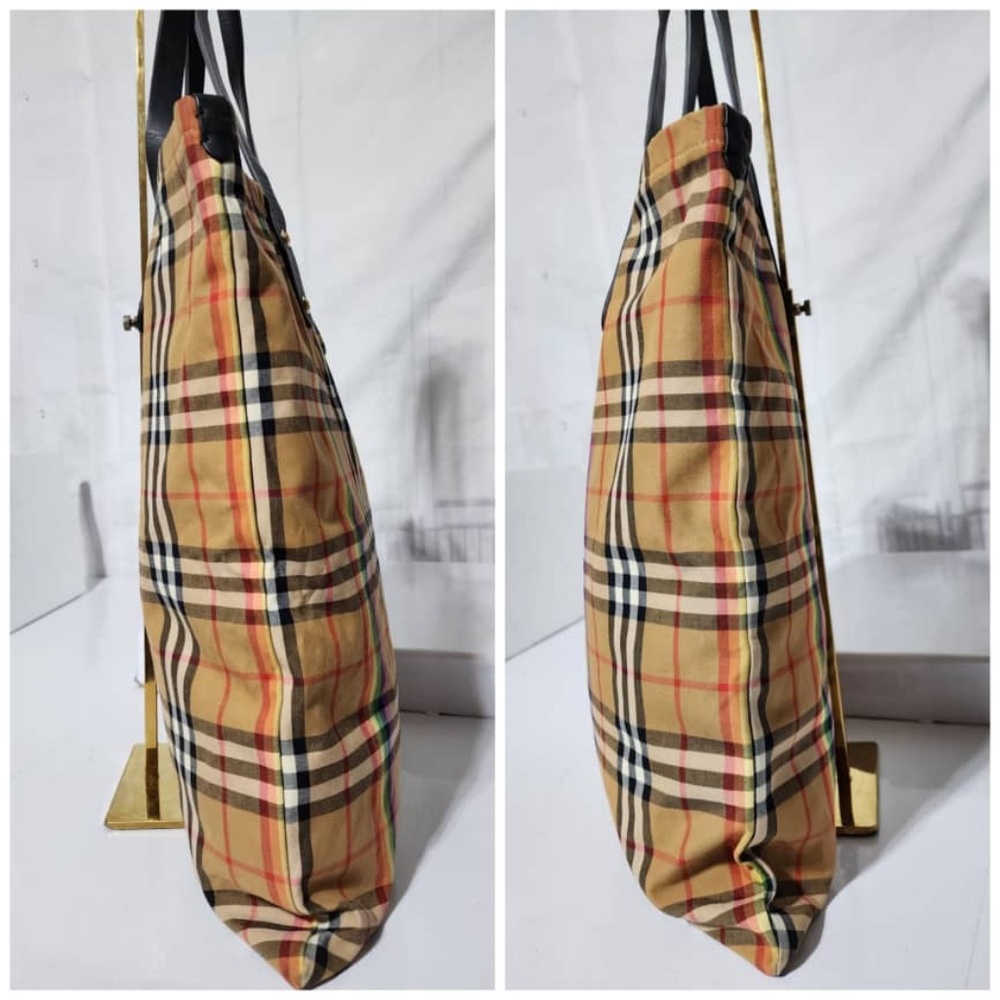 Authentic Burberry Nova Check Rainbow Tote Bag - Picture 9 of 14